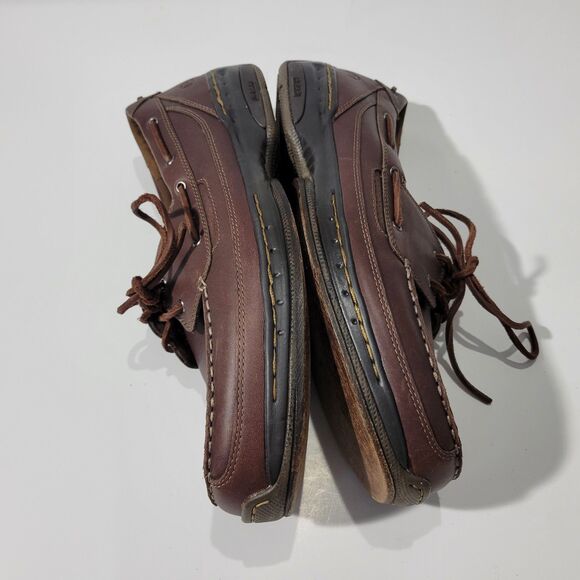 Dunham Boat Leather Shoes Brown Sz  11